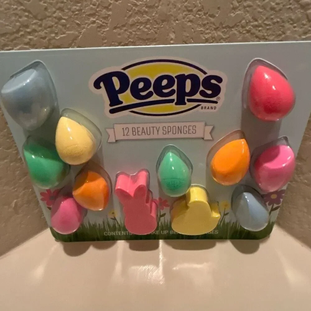 Peeps Beauty Blending Makeup Sponges 12 PC Giftable Pastel Spring Cosmetic NEW